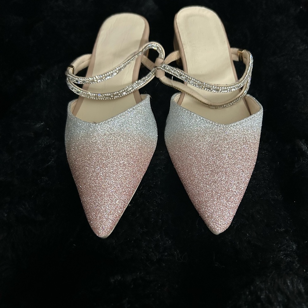 Elegant Glitter Pointed-Toe Women's Shoes
